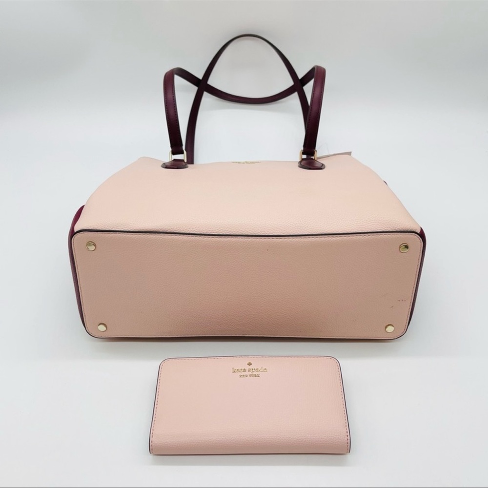 Kate Spade Large Triple Compartment Tote Bag & Darcy Slim Bifold Wallet - Picture 12 of 15